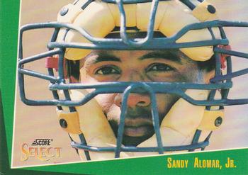 1993 Select #26 Sandy Alomar, Jr. Front