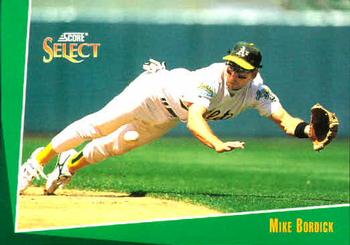 1993 Select #208 Mike Bordick Front
