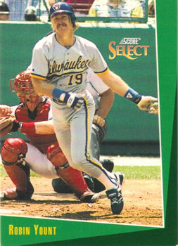 1993 Select #22 Robin Yount Front