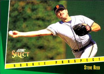 1993 Select #351 Steve Reed Front