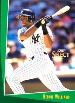 1993 Select #393 Bernie Williams Front