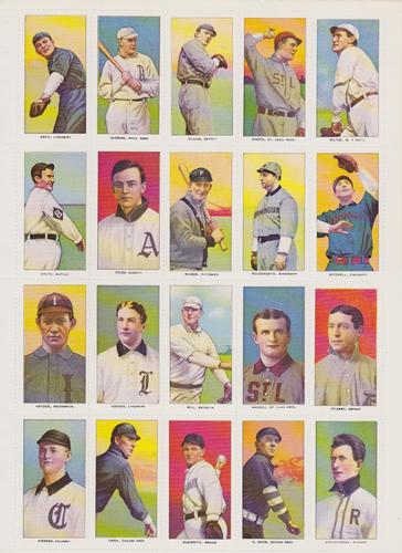 1982-85 Galasso Baseball Hobby Card Report T206 Reprints - Panels #NNO Winter 1983 - Panel 2 Front