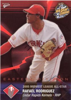 2005 MultiAd Midwest League All-Stars Eastern Division #30 Rafael Rodriguez Front