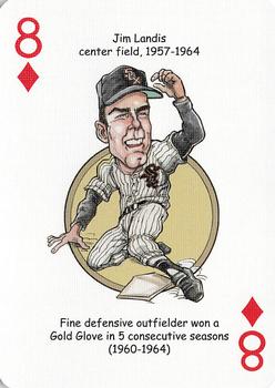 2006 Hero Decks Chicago White Sox South Side Edition Baseball Heroes Playing Cards #8♦ Jim Landis Front