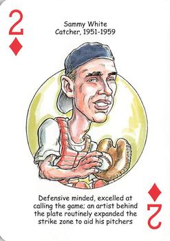2007 Hero Decks Boston Red Sox Baseball Heroes Playing Cards #2♦ Sammy White Front