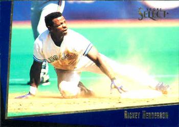1993 Select Rookie & Traded #1T Rickey Henderson Front