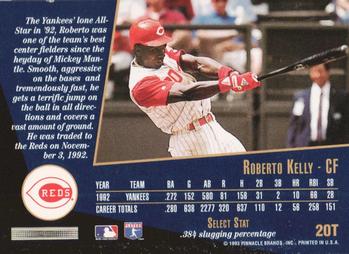 1993 Select Rookie & Traded #20T Roberto Kelly Back