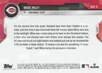 2021 Topps Now Road to Opening Day Bonus #ODB-8 Wade Miley Back
