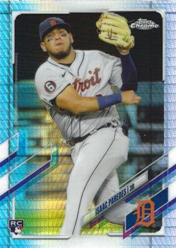 2021 Topps Chrome - Prism Refractor #66 Isaac Paredes Front