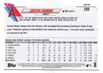 2021 Topps - Blue Star #208 Griffin Canning Back