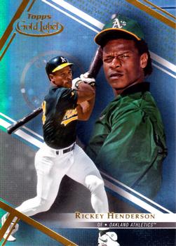 2021 Topps Gold Label - Class 3 #11 Rickey Henderson Front