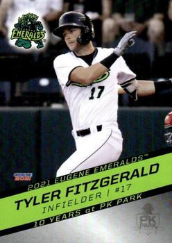2021 Choice Eugene Emeralds #7 Tyler Fitzgerald Front