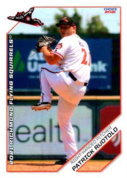 2021 Choice Richmond Flying Squirrels #25 Patrick Ruotolo Front