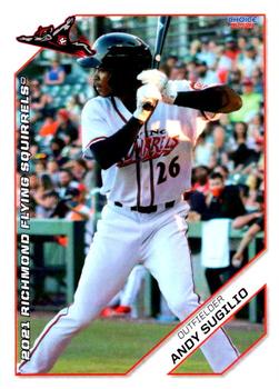 2021 Choice Richmond Flying Squirrels #27 Andy Sugilio Front