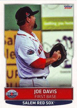 2021 Choice Salem Red Sox #06 Joe Davis Front