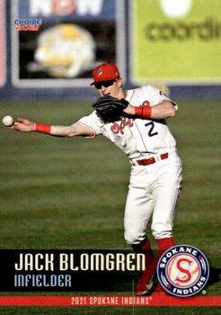 2021 Choice Spokane Indians #05 Jack Blomgren Front