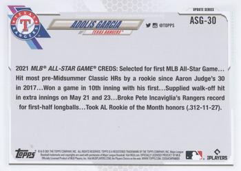 2021 Topps Update - 2021 MLB All-Stars #ASG-30 Adolis Garcia Back