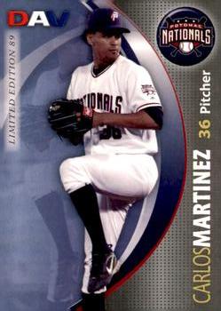 2008 DAV Minor League #89 Carlos Martinez Front