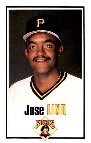 1989 Milk Duds Pittsburgh Pirates #NNO Jose Lind Front