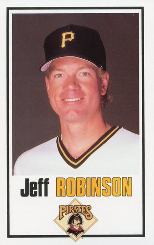 1989 Milk Duds Pittsburgh Pirates #NNO Jeff Robinson Front
