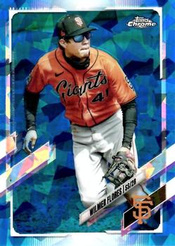 2021 Topps Chrome Sapphire Edition #191 Wilmer Flores Front