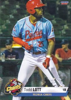 2021 Choice Peoria Chiefs #10 Todd Lott Front