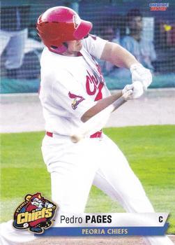 2021 Choice Peoria Chiefs #11 Pedro Pages Front