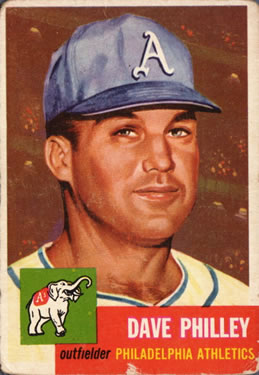 1953 Topps #64 Dave Philley Front