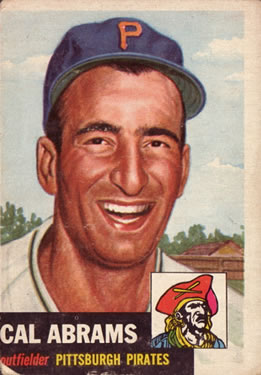 1953 Topps #98 Cal Abrams Front