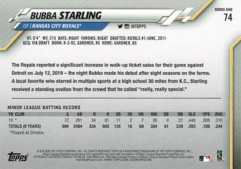 2020 Topps - Celebration of the Decades #74 Bubba Starling Back