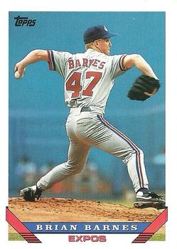 1993 Topps #112 Brian Barnes Front