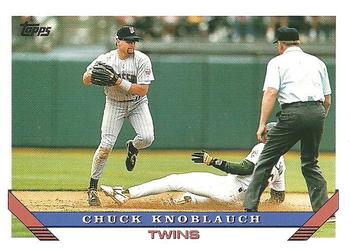 1993 Topps #250 Chuck Knoblauch Front