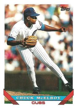 1993 Topps #346 Chuck McElroy Front