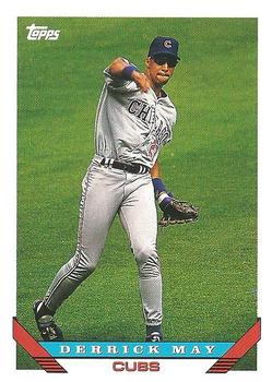 1993 Topps #391 Derrick May Front
