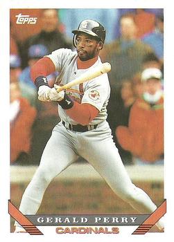 1993 Topps #597 Gerald Perry Front