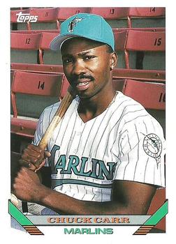 1993 Topps #722 Chuck Carr Front