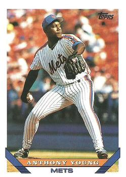 1993 Topps #734 Anthony Young Front