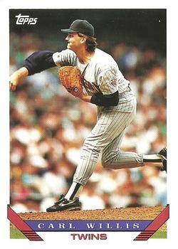 1993 Topps #747 Carl Willis Front