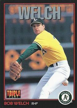 1993 Triple Play #192 Bob Welch Front