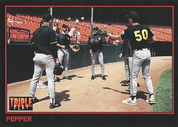 1993 Triple Play #202 Pepper Front