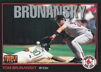 1993 Triple Play #217 Tom Brunansky Front