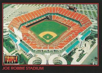 1993 Triple Play #259 Joe Robbie Stadium Front