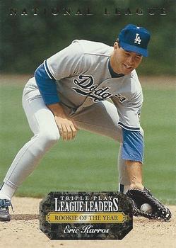 1993 Triple Play - League Leaders #L3 Eric Karros / Pat Listach Front