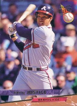 1993 Ultra #306 David Justice Front