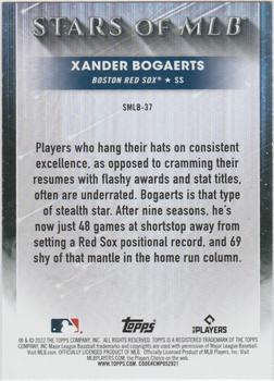 2022 Topps - Stars of MLB #SMLB-37 Xander Bogaerts Back
