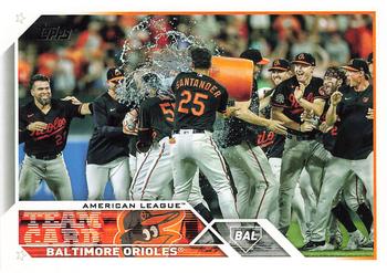 2023 Topps #112 Baltimore Orioles Front