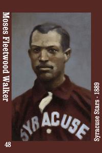 2019 Negro Leagues History Magnets #48 Moses Fleetwood Walker Front