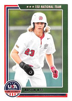 2022 Panini USA Baseball Stars & Stripes #80 Austin Nye Front