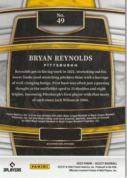 2022 Panini Select #49 Bryan Reynolds Back