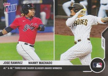 2020-21 Topps Now Off-Season #OS-22 Jose Ramirez / Manny Machado Front